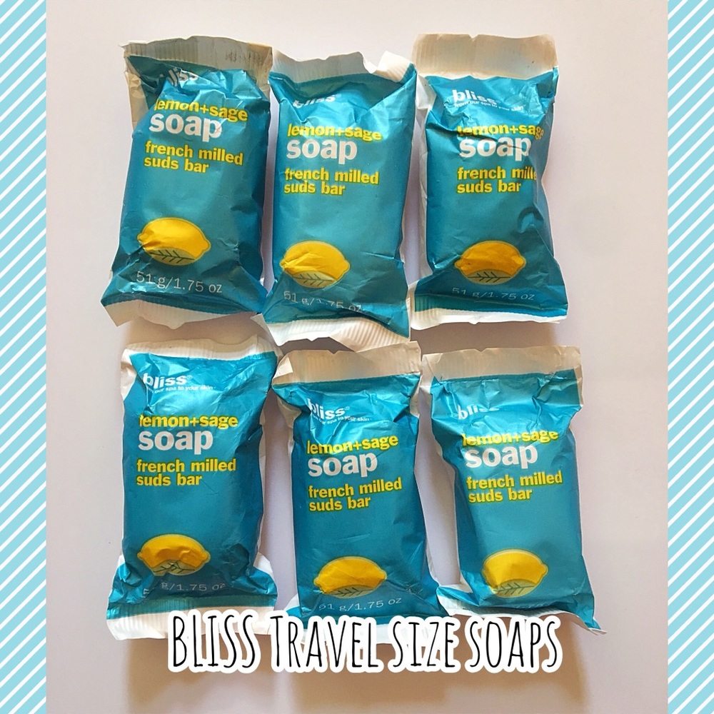 BLISS lemon 🍋 sage mini soaps NEW